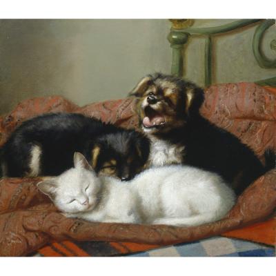 Henriette Ronner-Knip – It's a Hard Life